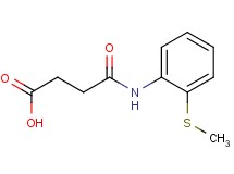 4-{[2-(methylthio)phenyl]amino}-4-oxobutanoic acid