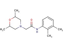 2-(2,6-dimethyl-4-morpholinyl)-N-(2,3-dimethylphenyl)acetamide