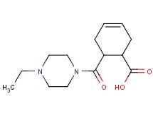6-[(4-ethyl-1-piperazinyl)carbonyl]-3-cyclohexene-1-carboxylic acid