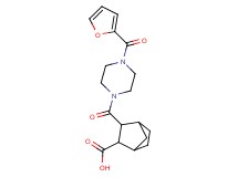 3-{[4-(2-furoyl)-1-piperazinyl]carbonyl}bicyclo[2.2.1]heptane-2-carboxylic acid