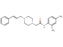 N-(2,4-dimethylphenyl)-2-[4-(3-phenyl-2-propen-1-yl)-1-piperazinyl]acetamide