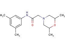 2-(2,6-dimethyl-4-morpholinyl)-N-(3,5-dimethylphenyl)acetamide