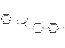 N-benzyl-2-[4-(4-chlorophenyl)-1-piperazinyl]acetamide