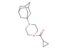 1-(1-adamantyl)-4-(cyclopropylcarbonyl)piperazine