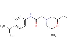 2-(2,6-dimethyl-4-morpholinyl)-N-(4-isopropylphenyl)acetamide