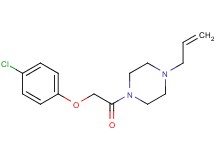 1-allyl-4-[(4-chlorophenoxy)acetyl]piperazine