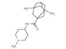 3,5-dimethyl-N-(1-methyl-4-piperidinyl)-1-adamantanecarboxamide