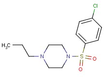 1-[(4-chlorophenyl)sulfonyl]-4-propylpiperazine