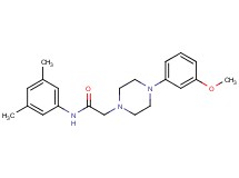 N-(3,5-dimethylphenyl)-2-[4-(3-methoxyphenyl)-1-piperazinyl]acetamide