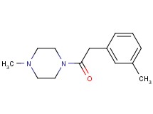 1-methyl-4-[(3-methylphenyl)acetyl]piperazine