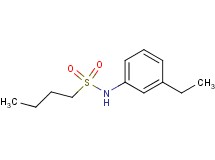 N-(3-ethylphenyl)-1-butanesulfonamide