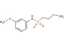 N-(3-methoxyphenyl)-1-butanesulfonamide
