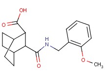 3-{[(2-methoxybenzyl)amino]carbonyl}bicyclo[2.2.2]octane-2-carboxylic acid