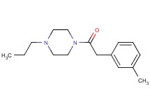 1-[(3-methylphenyl)acetyl]-4-propylpiperazine