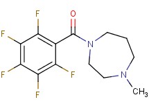 1-methyl-4-(pentafluorobenzoyl)-1,4-diazepane