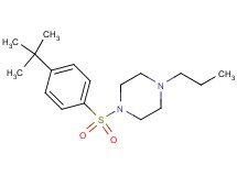 1-[(4-tert-butylphenyl)sulfonyl]-4-propylpiperazine