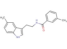 3-methyl-N-[2-(5-methyl-1H-indol-3-yl)ethyl]benzamide