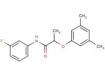 2-(3,5-dimethylphenoxy)-N-(3-fluorophenyl)propanamide
