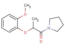 1-[2-(2-methoxyphenoxy)propanoyl]pyrrolidine