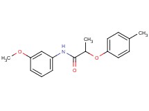 N-(3-methoxyphenyl)-2-(4-methylphenoxy)propanamide