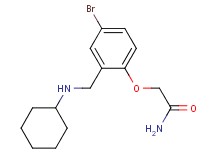 2-{4-bromo-2-[(cyclohexylamino)methyl]phenoxy}acetamide hydrochloride