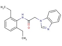 2-(1H-benzimidazol-1-yl)-N-(2,6-diethylphenyl)acetamide