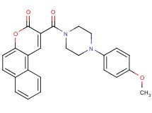 2-{[4-(4-methoxyphenyl)-1-piperazinyl]carbonyl}-3H-benzo[f]chromen-3-one
