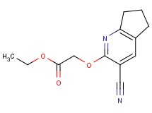 ethyl [(3-cyano-6,7-dihydro-5H-cyclopenta[b]pyridin-2-yl)oxy]acetate