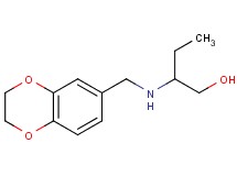 2-[(2,3-dihydro-1,4-benzodioxin-6-ylmethyl)amino]-1-butanol hydrochloride
