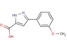 3-(3-methoxyphenyl)-1H-pyrazole-5-carboxylic acid