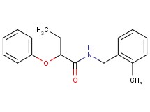 N-(2-methylbenzyl)-2-phenoxybutanamide