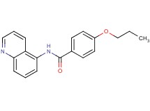 4-propoxy-N-5-quinolinylbenzamide