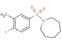 1-[(4-fluoro-3-methylphenyl)sulfonyl]azepane