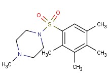 1-methyl-4-[(2,3,4,5-tetramethylphenyl)sulfonyl]piperazine