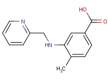 4-methyl-3-[(2-pyridinylmethyl)amino]benzoic acid