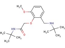 N-(tert-butyl)-2-{2-[(tert-butylamino)methyl]-6-methoxyphenoxy}acetamide hydrochloride