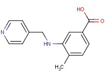 4-methyl-3-[(4-pyridinylmethyl)amino]benzoic acid