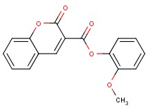 2-methoxyphenyl 2-oxo-2H-chromene-3-carboxylate