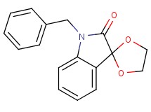 1'-benzylspiro[1,3-dioxolane-2,3'-indol]-2'(1'H)-one