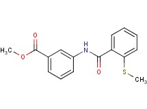 methyl 3-{[2-(methylthio)benzoyl]amino}benzoate