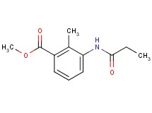 methyl 2-methyl-3-(propionylamino)benzoate