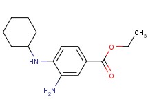 ethyl 3-amino-4-(cyclohexylamino)benzoate