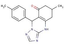 6-methyl-9-(4-methylphenyl)-5,6,7,9-tetrahydro[1,2,4]triazolo[5,1-b]quinazolin-8(4H)-one