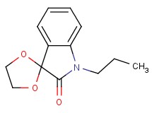 1'-propylspiro[1,3-dioxolane-2,3'-indol]-2'(1'H)-one