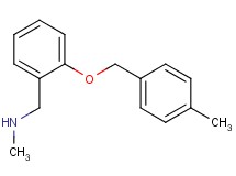 N-methyl-1-{2-[(4-methylbenzyl)oxy]phenyl}methanamine hydrochloride