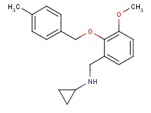 N-{3-methoxy-2-[(4-methylbenzyl)oxy]benzyl}cyclopropanamine hydrochloride