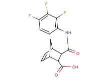 3-{[(2,3,4-trifluorophenyl)amino]carbonyl}bicyclo[2.2.1]hept-5-ene-2-carboxylic acid