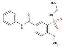 3-[(ethylamino)sulfonyl]-4-methoxy-N-phenylbenzamide