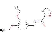 N-(3,4-diethoxybenzyl)-2-furamide
