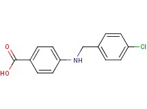 4-[(4-chlorobenzyl)amino]benzoic acid
